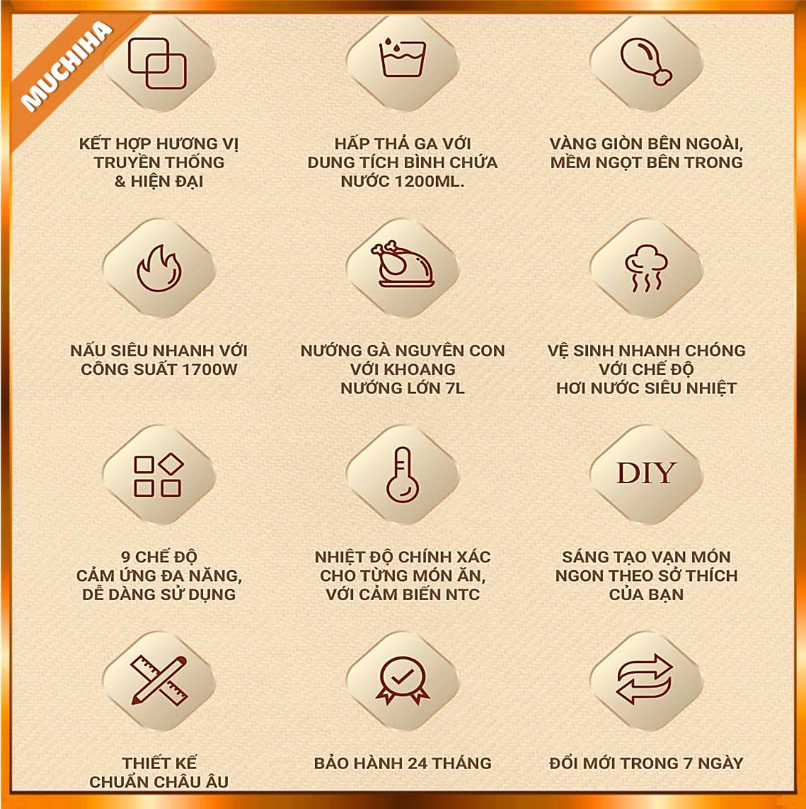 Ưu Điểm và Thông Số Kỹ Thuật Nồi Chiên Không Dầu Hơi Nước Kalpen X7