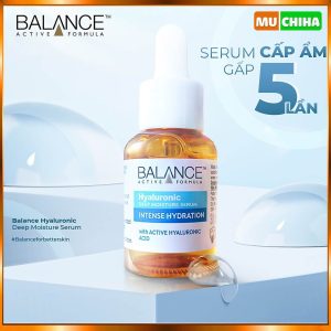 Serum HA Balance Chính Hãng Chai 30ml Cấp Nước Dưỡng Ẩm Cho Da Hyaluronic Deep Moisturizing 8 Serum HA balance chinh hang mua o dau Serum HA balance co tot khong Muchiha review 5