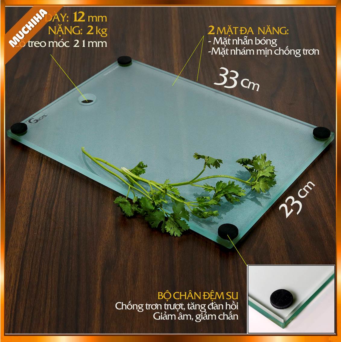 Thông Số Kỹ Thuật Thớt Cường Lực Ghome