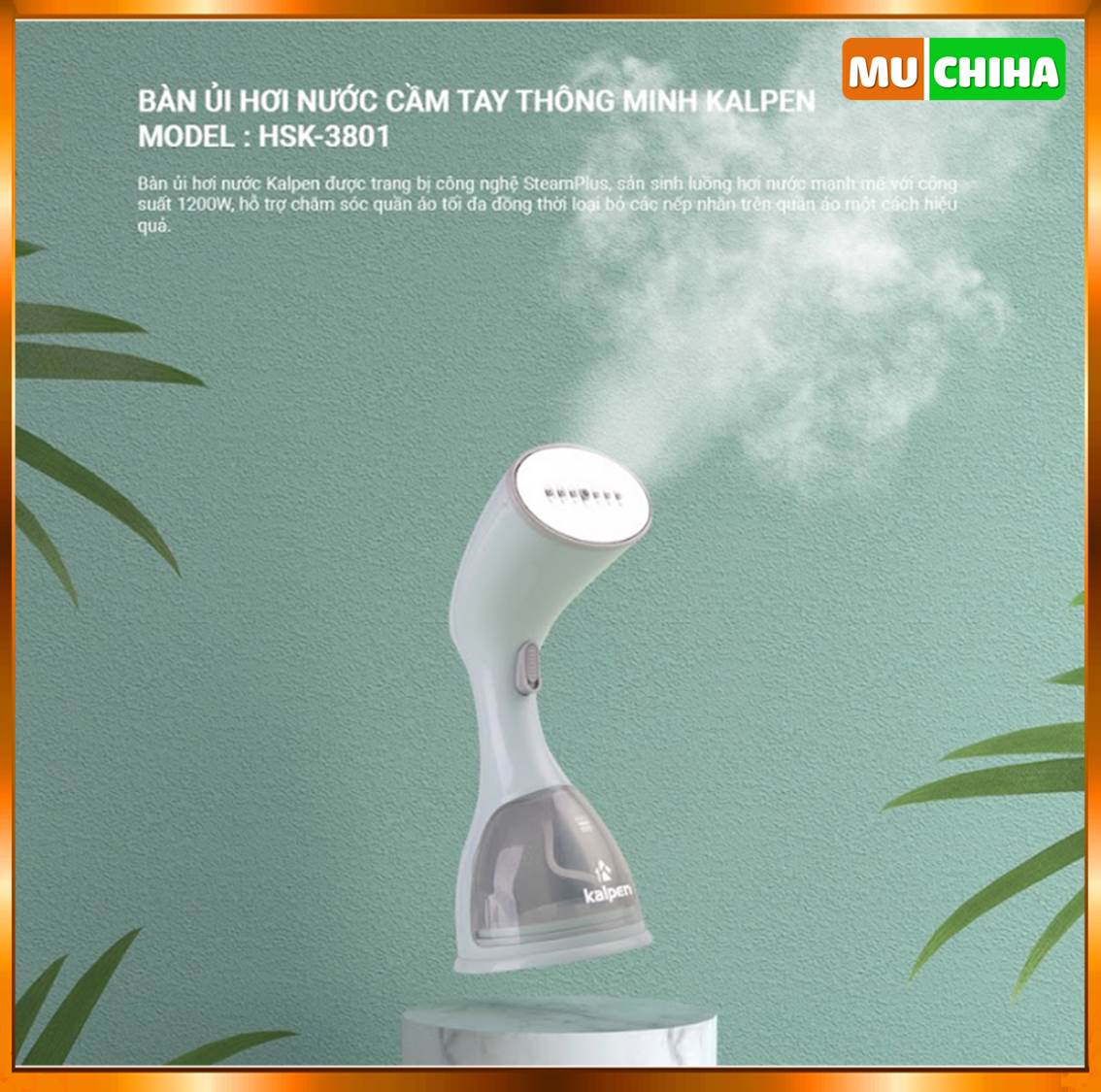 Bàn ủi hơi nước cầm tay Kalpen HSK-3801 đang rất được ưa chuộng trên thị trường hiện nay.