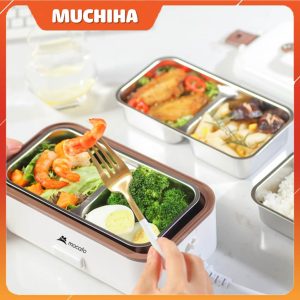Hộp Cơm Mocato M601 Chính Hãng, Hộp Cơm Cắm Điện Văn Phòng Mocato Bảo Hành 1 Năm 4 hop com cam dien mocato chinh hang mua o dau co tot khong Muchiha review 5