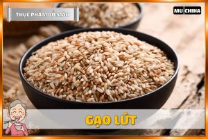 Gạo Lứt - Không Lo Ăn Gì Để Bổ Máu