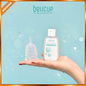 Cốc Nguyệt San BeUCup Chính Hãng, Cốc Nguyệt San Siêu Mềm BeUCup 40ml 6 Coc nguyet san Beucup chinh hang mua o dau beucup co tot khong Muchiha review 4