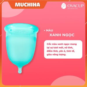 Cốc Nguyệt San Ovacup Chính Hãng, Cốc Nguyệt San Ovacup 100% Silicone Cao Cấp Kèm Quà Tặng 2 Coc nguyet san Ovacup chinh hang mua o dau Ovacup co tot khong Muchiha review 5