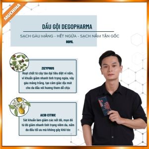 Dầu Gội Dego Pharma Chính Hãng, Dầu Gội Dego Trị Nấm Gàu, Trị Ngứa Da Đầu Chai 80ml 2 Dau goi Dego Pharma chinh hang mua o dau thanh phan Dau goi Dego Pharma co tot khong Muchiha review 1