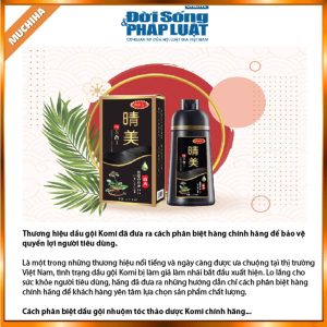 Dau goi phu bac Komi chinh hang mua o dau bao chi Dau goi Komi co tot khong Muchiha review 18