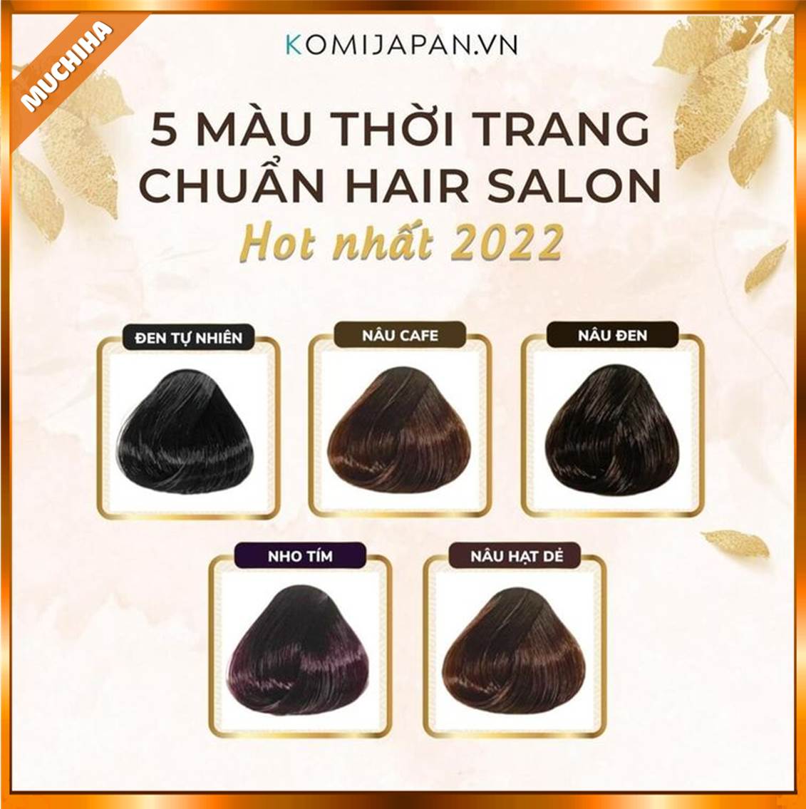 Dầu Gội Nhuộm Tóc Komi Nhật Bản Với 5 Màu Thời Trang Đa Dạng Chuẩn Hair Salon