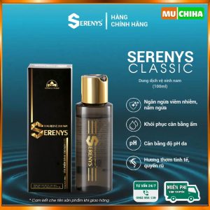 Dung Dịch Vệ Sinh Nam Serenys Chính Hãng, Serenys 110ml Khử Mùi, Làm Sạch Vùng Kín Cho Nam 5 Dung dich ve sinh nam Serenys chinh hang mua o dau cong dung Serenys co tot khong Muchiha review 6