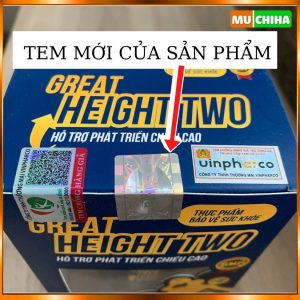 Great height two chinh hang mua o dau cach phan biet that gia Great height two tang chieu cao co tot khong Muchiha review 8