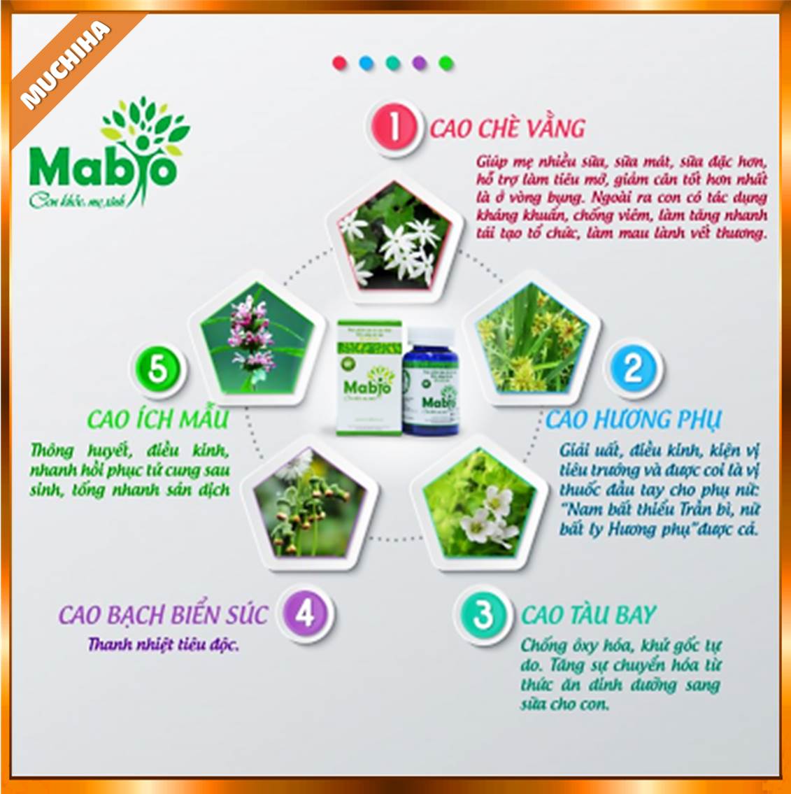 Viên Uống Lợi Sữa Mabio Có Công Dụng Gì?