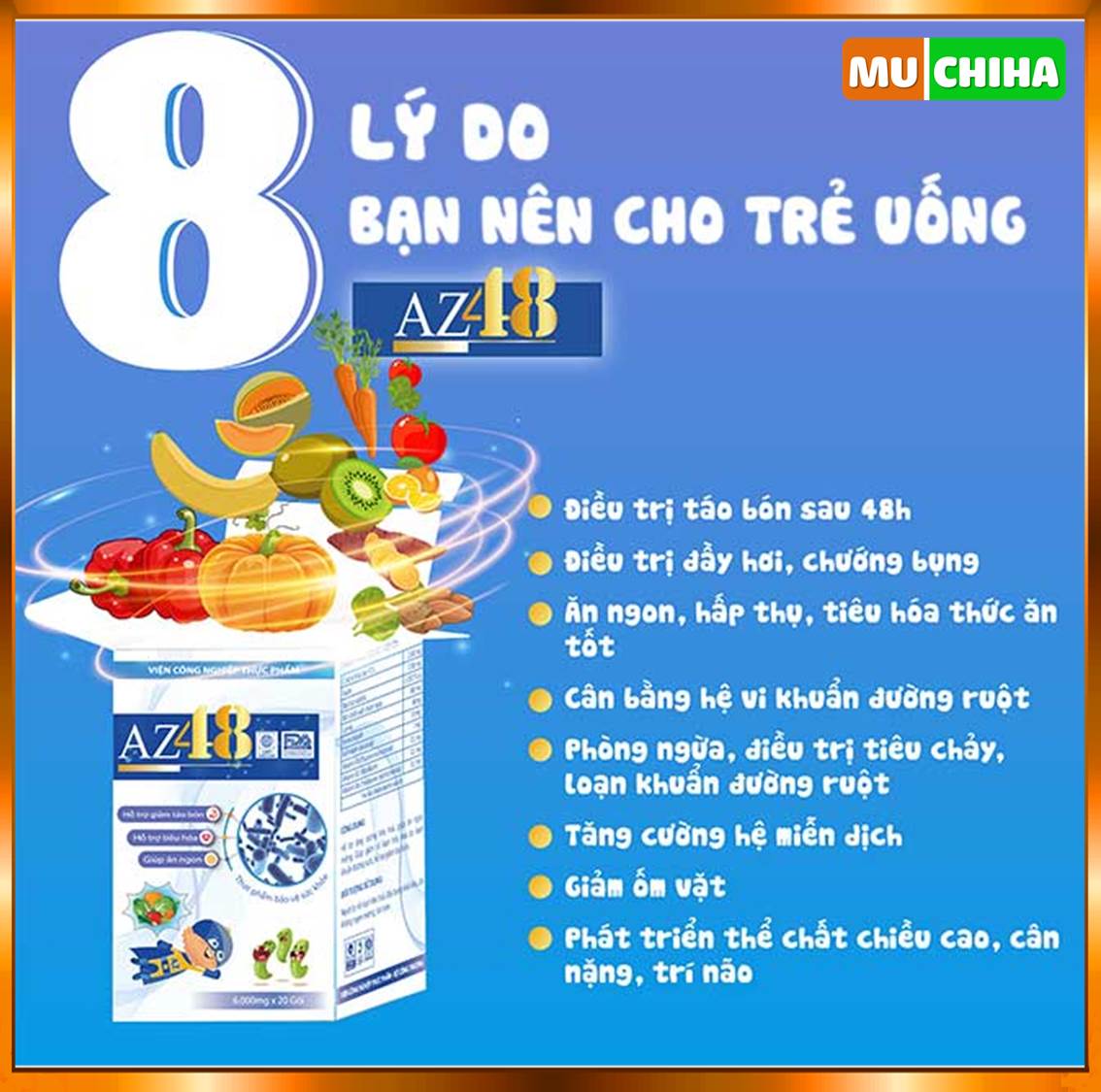 Men AZ48 Chính Hãng, Men Vi Sinh AZ48 Giúp Ăn Ngon, Tăng Sức Đề Kháng 20 Men AZ48 có tốt không? Tại sao nên sử dụng Men AZ48 cho trẻ?