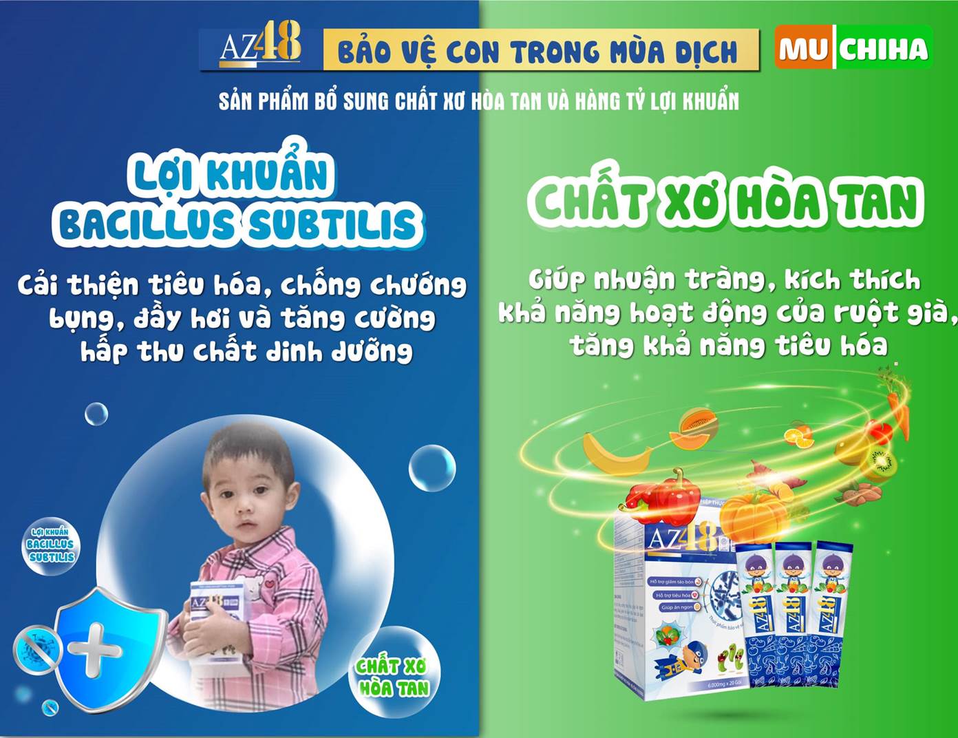 Men AZ48 Chính Hãng, Men Vi Sinh AZ48 Giúp Ăn Ngon, Tăng Sức Đề Kháng 15 Ưu Điểm Của Men Vi Sinh AZ48
