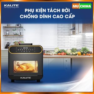 Noi chien hoi nuoc Kalite Steam pro chinh hang mua o dau Noi chien khong dau hoi nuoc Kalite 15l co tot khong Muchiha review 7