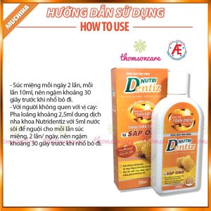 Dung Dịch Nha Khoa Nutridentiz Chính Hãng, Nutridentiz 250ml Bảo Vệ Răng Miệng Toàn Diện 3 Nutri Dentiz chinh hang mua o dau cach su dung Dung dich nha Nutri Dentiz co tot khong Muchiha review 5