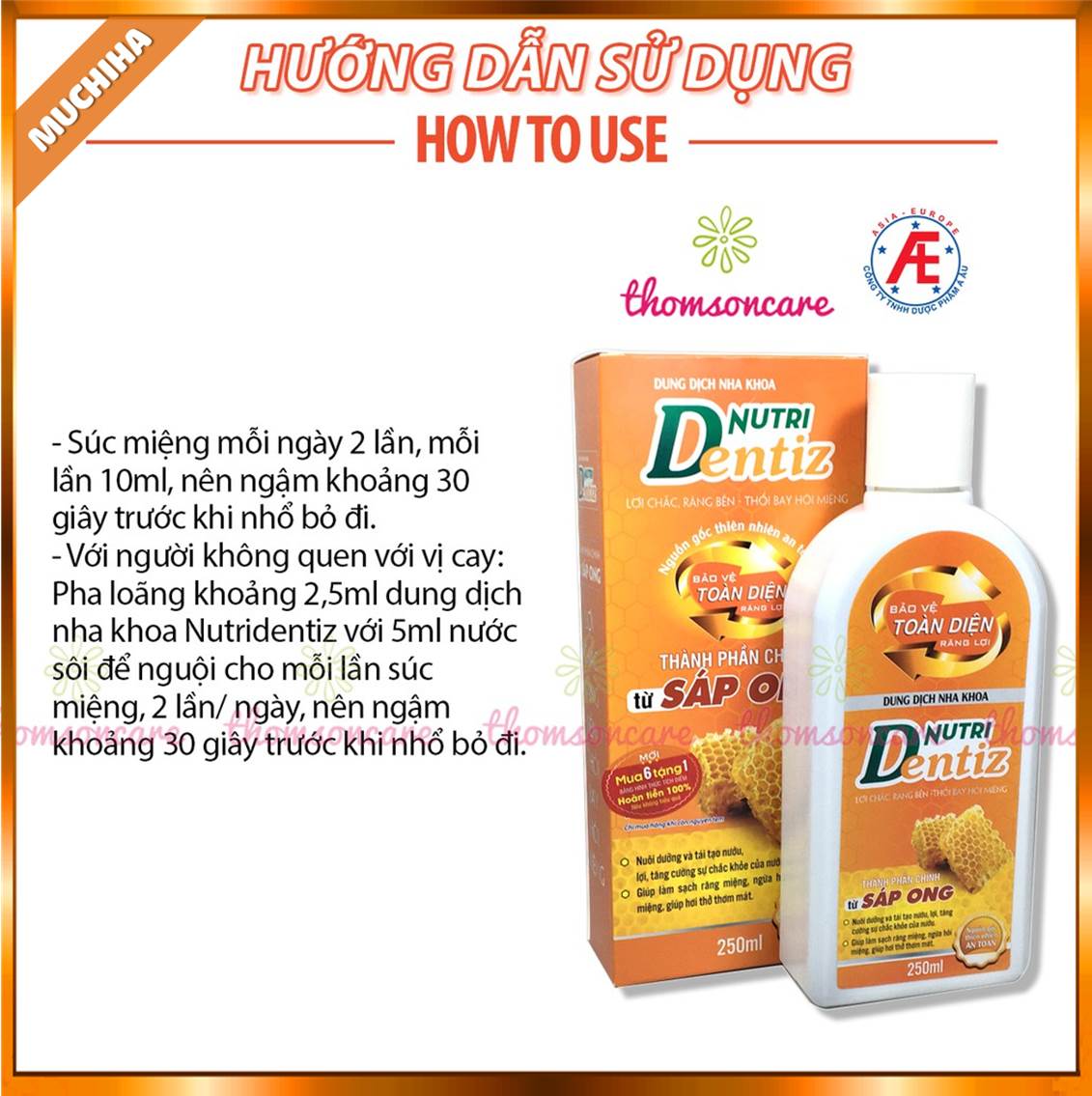 Dung Dịch Nha Khoa Nutridentiz Chính Hãng, Nutridentiz 250ml Bảo Vệ Răng Miệng Toàn Diện 11 Cách Dùng Dung Dịch Nha Khoa Nutridentiz