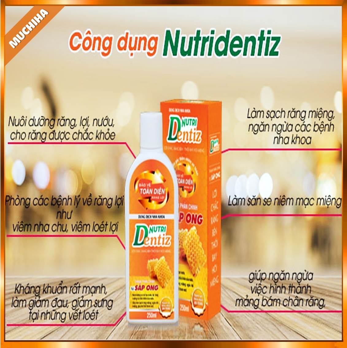 Dung Dịch Nha Khoa Nutridentiz Chính Hãng, Nutridentiz 250ml Bảo Vệ Răng Miệng Toàn Diện 10 Công Dụng Dung Dịch Nha Khoa Nutridentiz