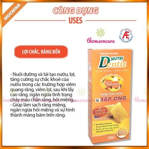 Dung Dịch Nha Khoa Nutridentiz Chính Hãng, Nutridentiz 250ml Bảo Vệ Răng Miệng Toàn Diện 4 Nutri Dentiz chinh hang mua o dau cong dung Dung dich nha Nutri Dentiz co tot khong Muchiha review 6