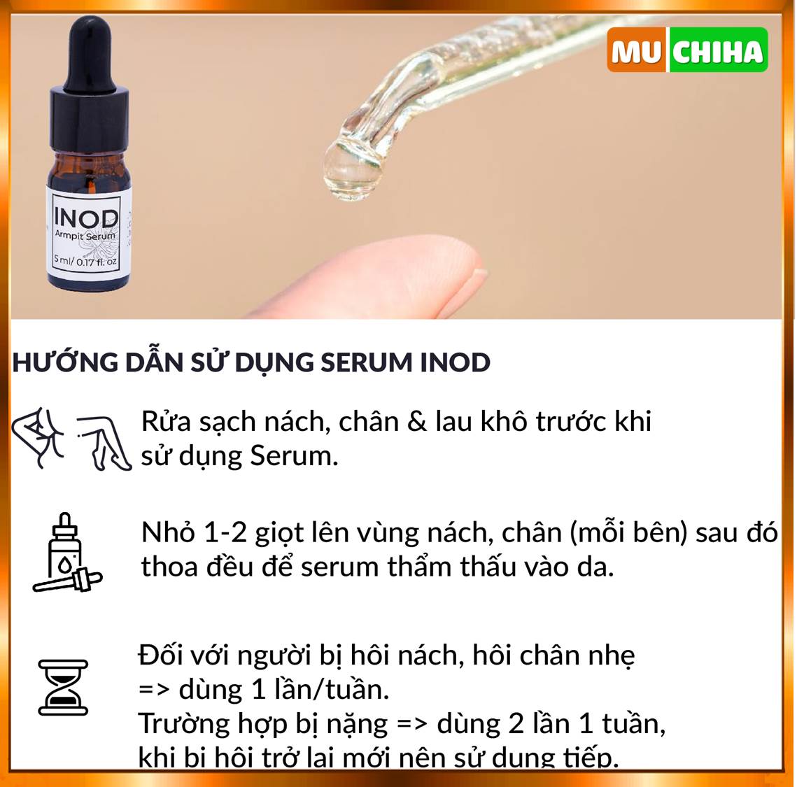 Cách Sử Dụng Serum Hôi Nách INOD Hiệu Quả Nhất