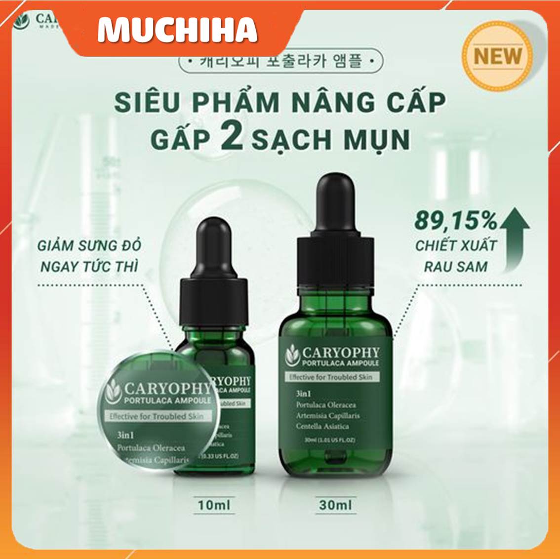 Rau sam cũng là một thành phần quan trọng trong Caryophy Serum