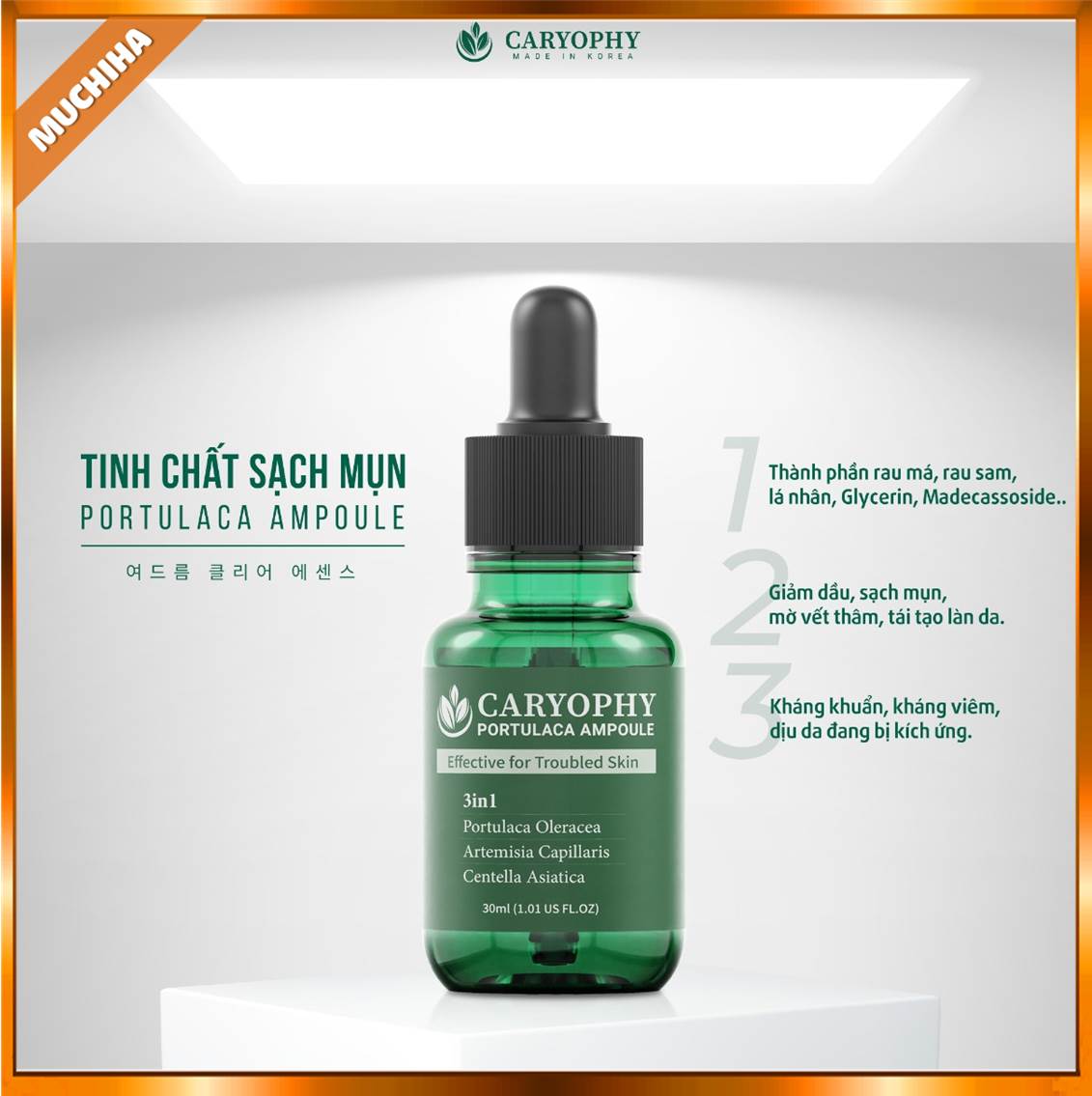 Serum trị mụn Caryophy có gì đặc biệt?