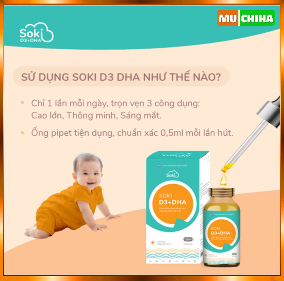 Cách Sử Dụng Soki D3 DHA
