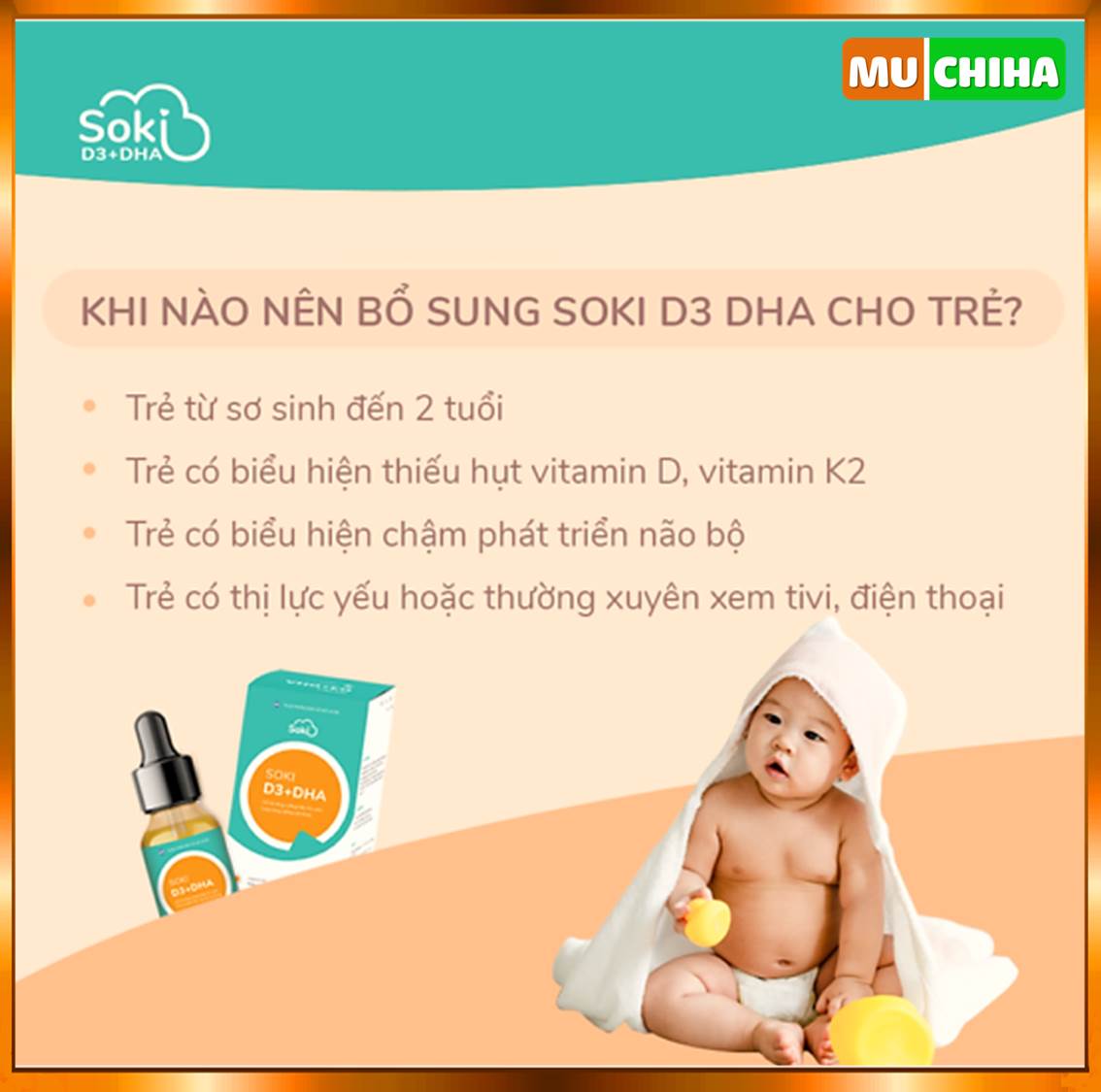 Trẻ Nào Nên Dùng Soki D3 DHA?