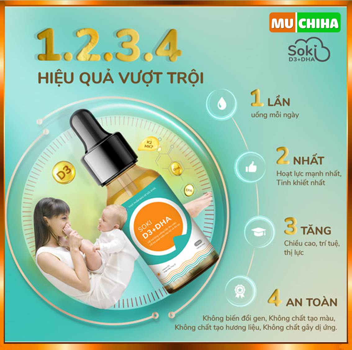 Ưu Điểm Vượt Trội Của Soki D3 DHA