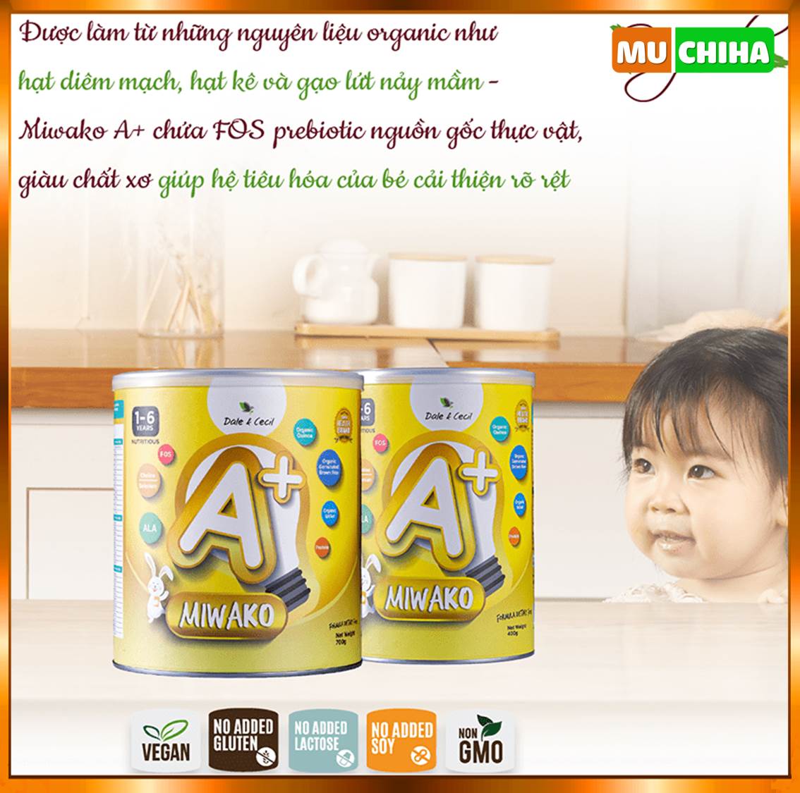 Thành Phần Tự Nhiên Của Sữa Hạt Miwako A+ Mang Lại Nhiều Lợi Ích Cho Trẻ