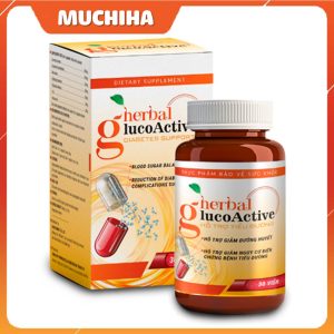 Glucoactive Chính Hãng, Thuốc Herbal Glucoactive Hộp 30 Viên Hỗ Trợ Điều Trị Tiểu Đường