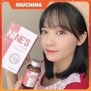 Vien uong trang da nines beauty chinh hang mua o dau thuoc nines co tot khong Muchiha review 8