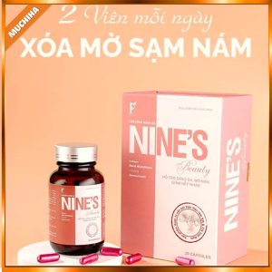 Vien uong trang da nines beauty chinh hang mua o dau thuoc nines co tot khong Muchiha review 9
