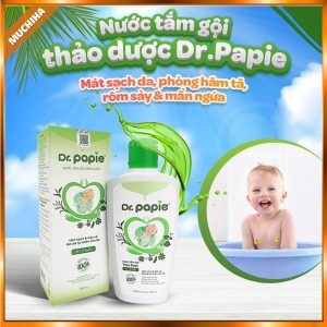 sua tam dr papie co tot khong Nuoc tam thao duoc dr papie chinh hang mua o dau Muchiha review 1